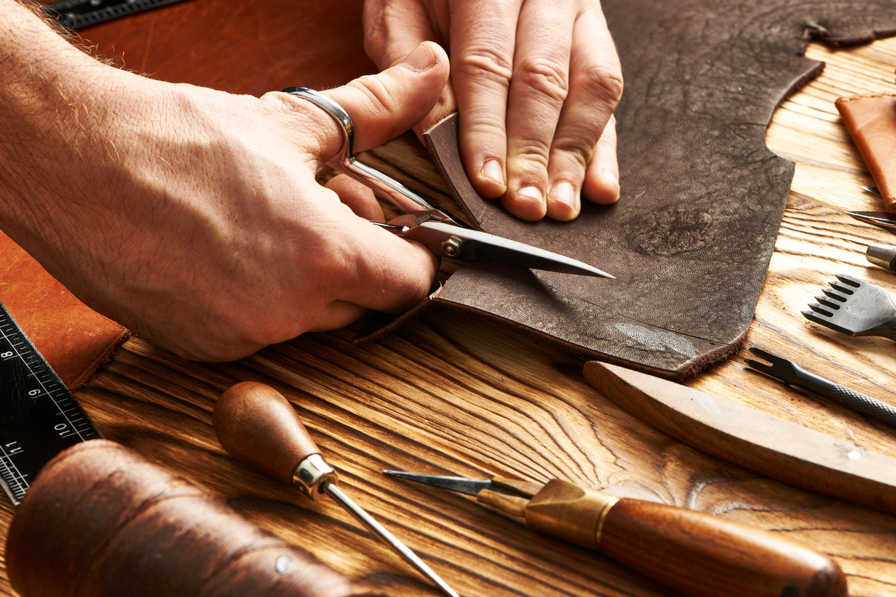Hand Making Italian Leather Journals