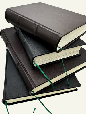8x10 & 11x15 Extra Thick Journals in Black or Classic Brown Leather