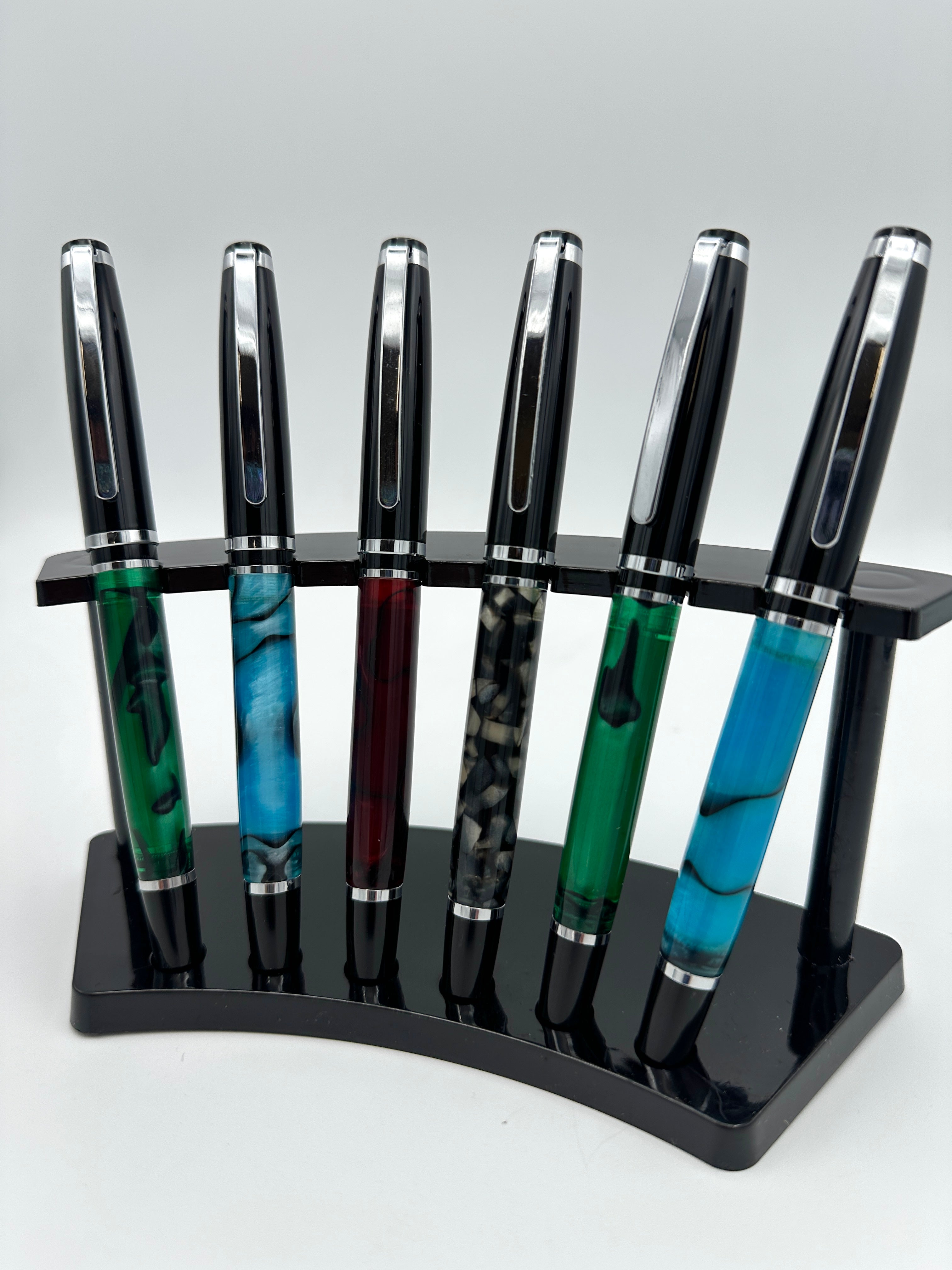 Rollerball Pen with Resin Barrel - 4 colors