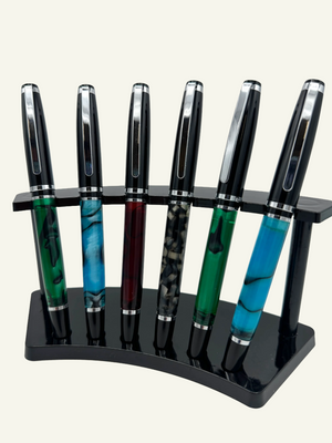 Resin Barrel Rollerball Pen in 4 colors