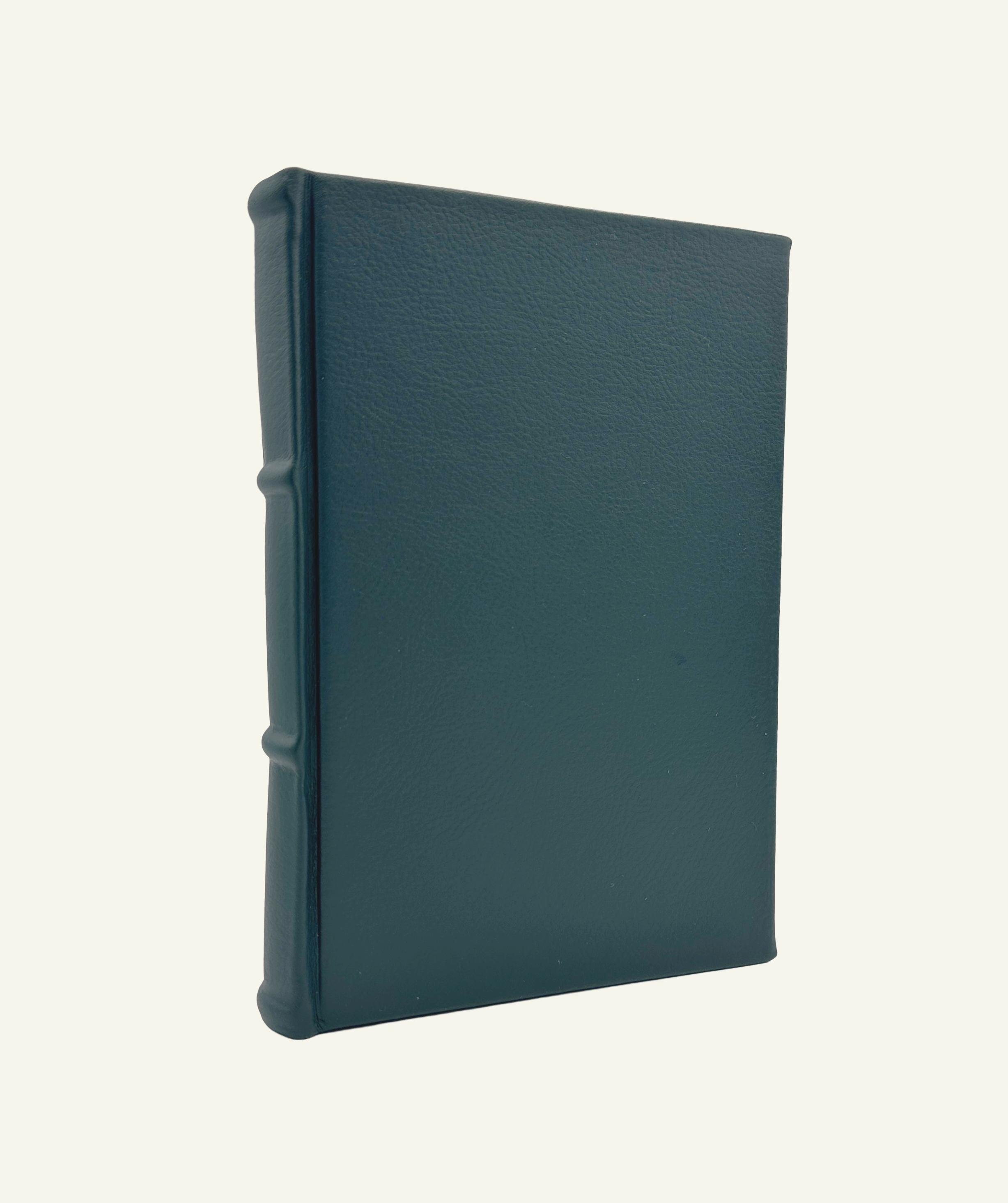 Handmade Italian Blue leather journal