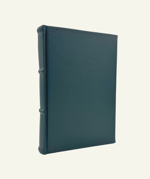 Handmade Italian Blue leather journal