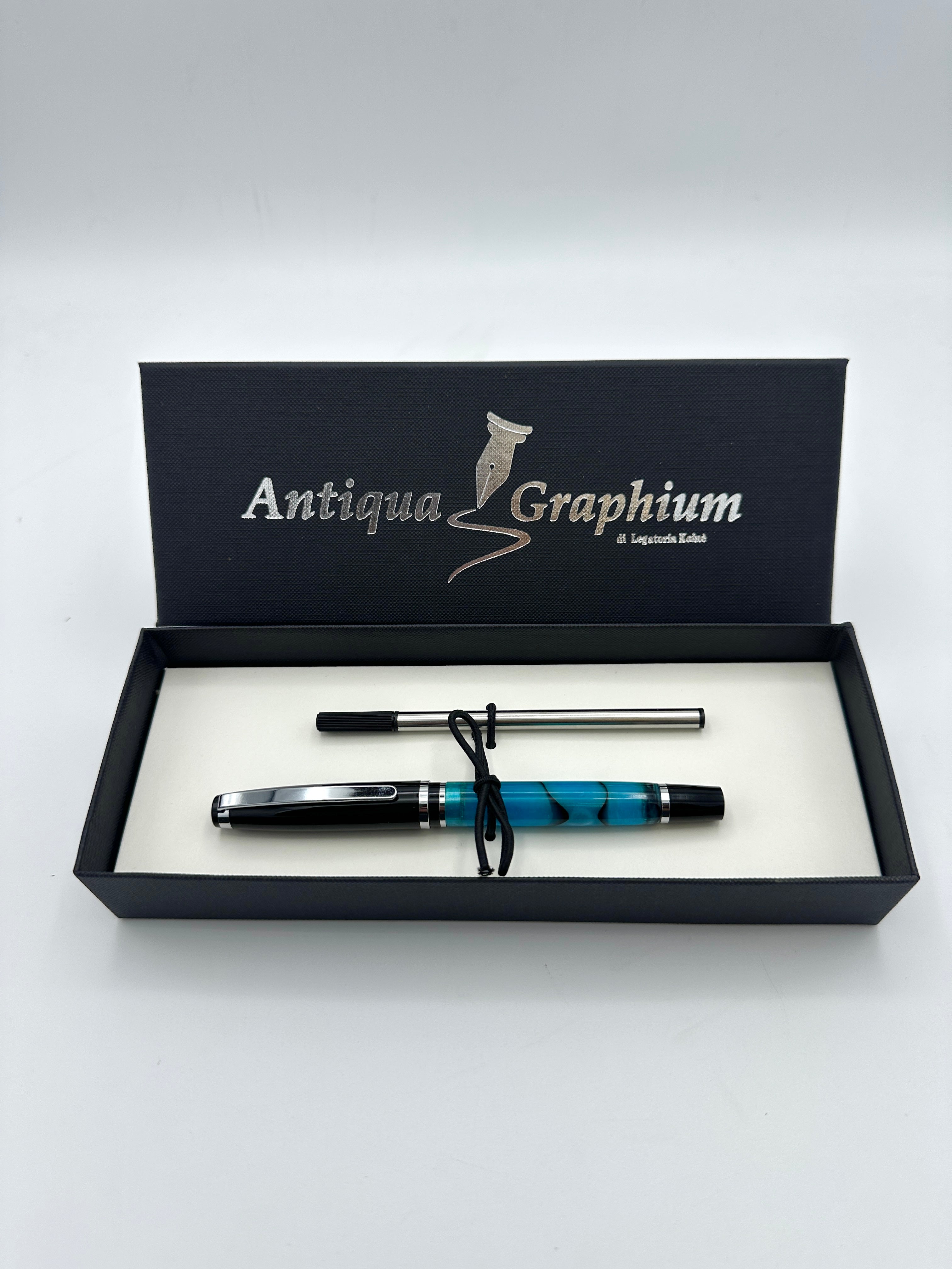 Rollerball Pen with Resin Barrel - 4 colors