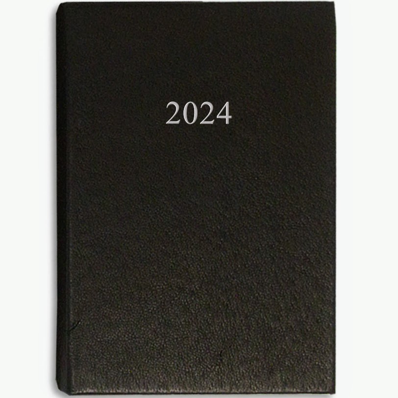 2024 Leather Day Planner - Refillable - Italian handmade