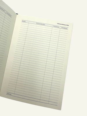 Refillable Day Planner Insert with Budgeting section