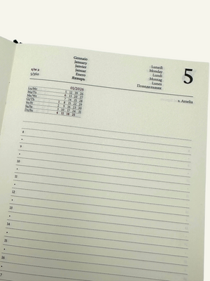 Day Planner refillable insert 2026