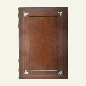Elegantly Embossed Hardcover Refillable Leather Journal