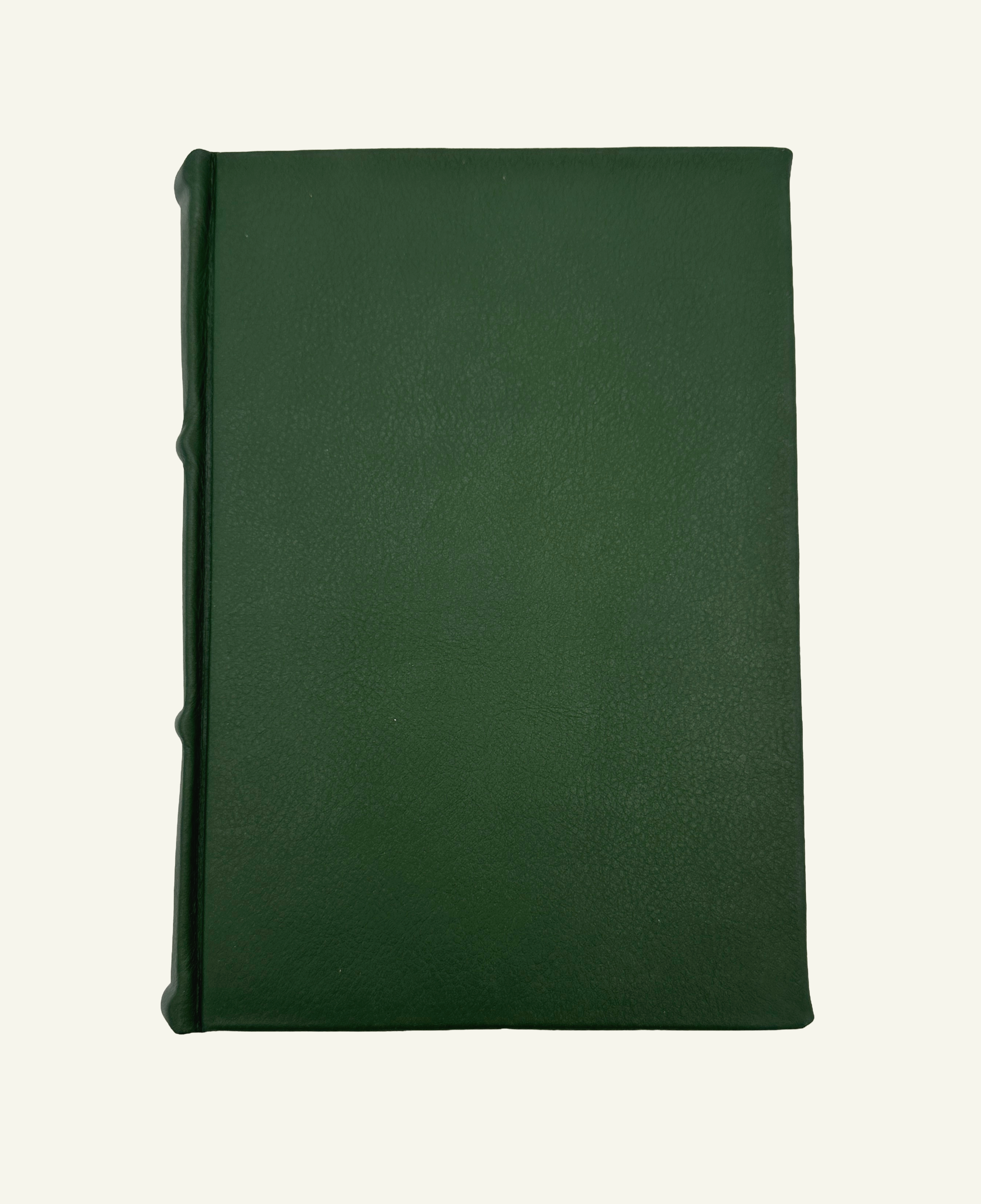 Hunter Green leather journal