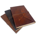 Softcover Leather Wrap Lined Notebook