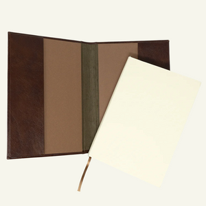 Refillable Elegantly Embossed Hardcover Leather Journal