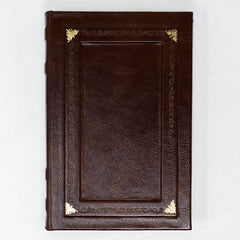 Refillable Leather Journal Elegantly Embossed Hardcover