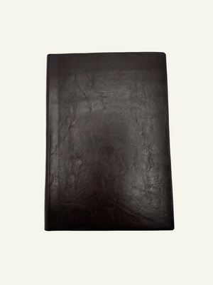 Softcover Italian Leather Journal in Dark Espresso