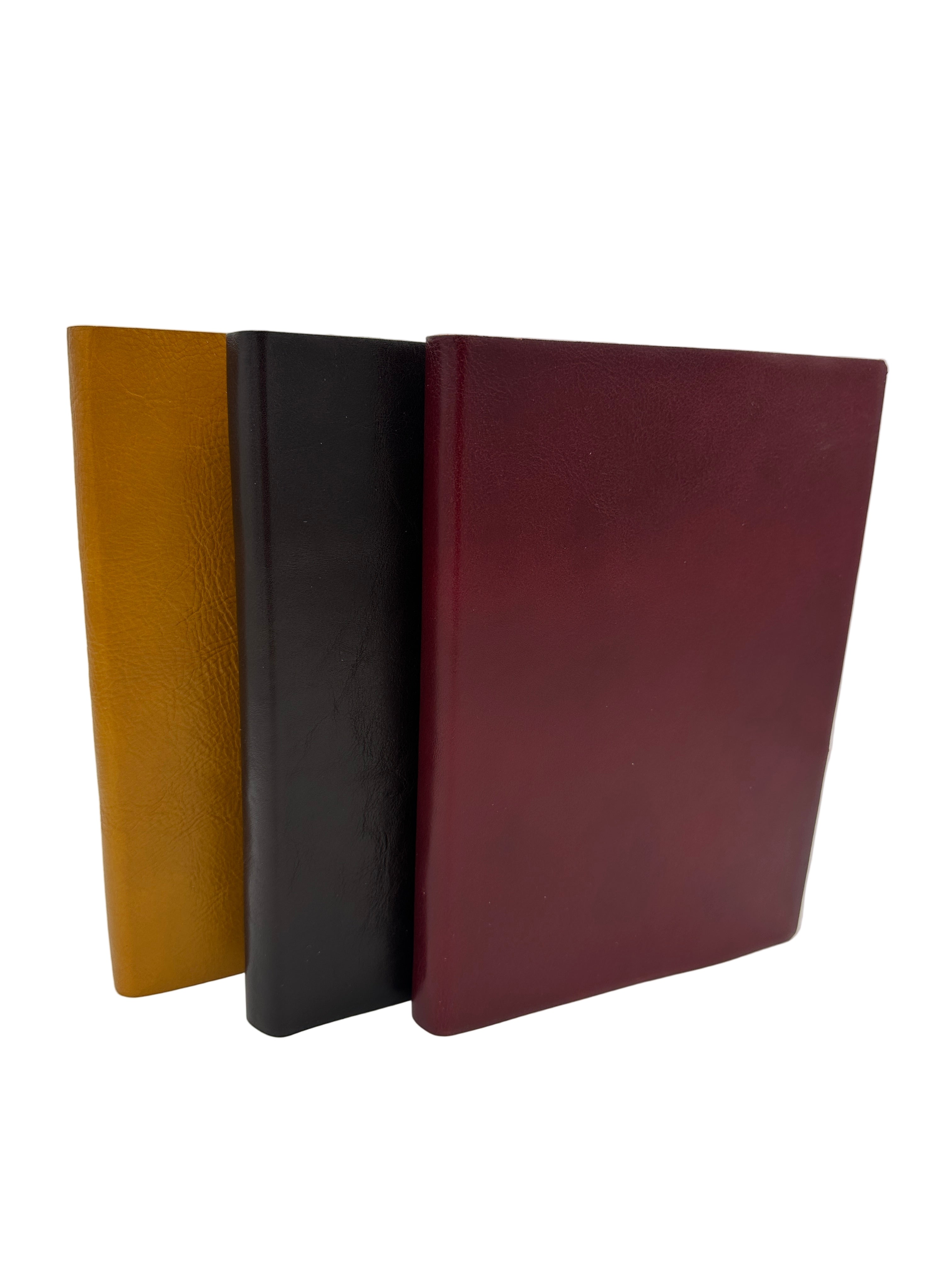 Softcover Italian Leather Notebook - 3 colors