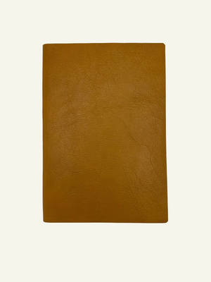 Softcover Italian Leather Journal in Golden Oak