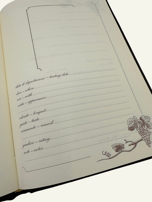 Wine Journal & Log Book Second Information Detail Page