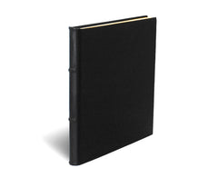 Black Leather Handmade Refillable Journal - 3 sizes