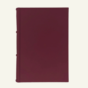 Burgundy Leather Lined Journal