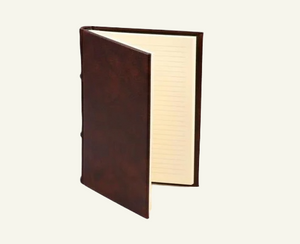 Classic Italian leather journal with lined pages 1
