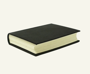 Black Italian Leather Extra Thick Journal