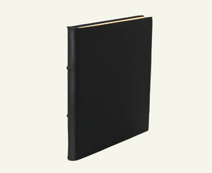 Hardcover Black Leather Journal Refillable