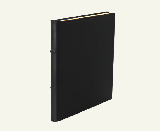 Hardcover Black Leather Journal Refillable