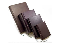 Leather Guestbook with Hand Cut-Deckled Edges