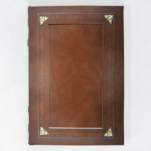Elegantly Embossed Refillable Journal with raised panels