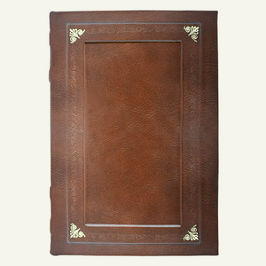 Elegantly Embossed Refillable Journal with raised panels