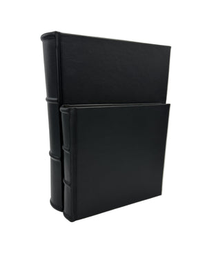 Black Italian Leather Photos Albums 9x8 & 10x12