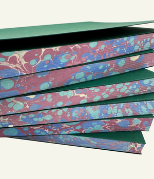 blue and burgundy marble journal inserts