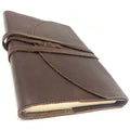 Refillable Handmade Leather Wrap Journal 10