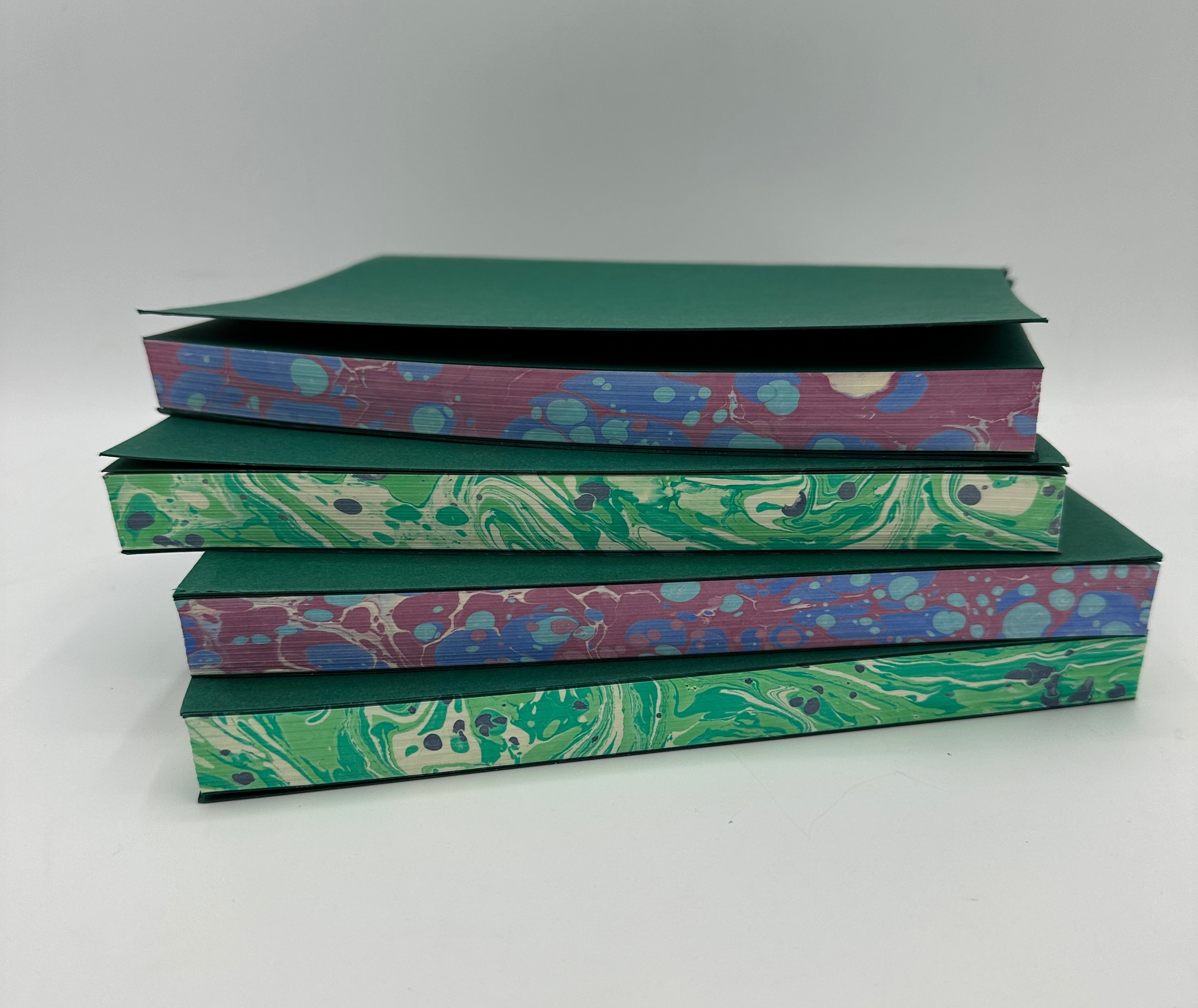 Journal Refill/Insert with Marbleized Page Edges - Lined