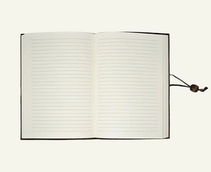 Soft cover Suede Wood Grain Leather Lined Journal