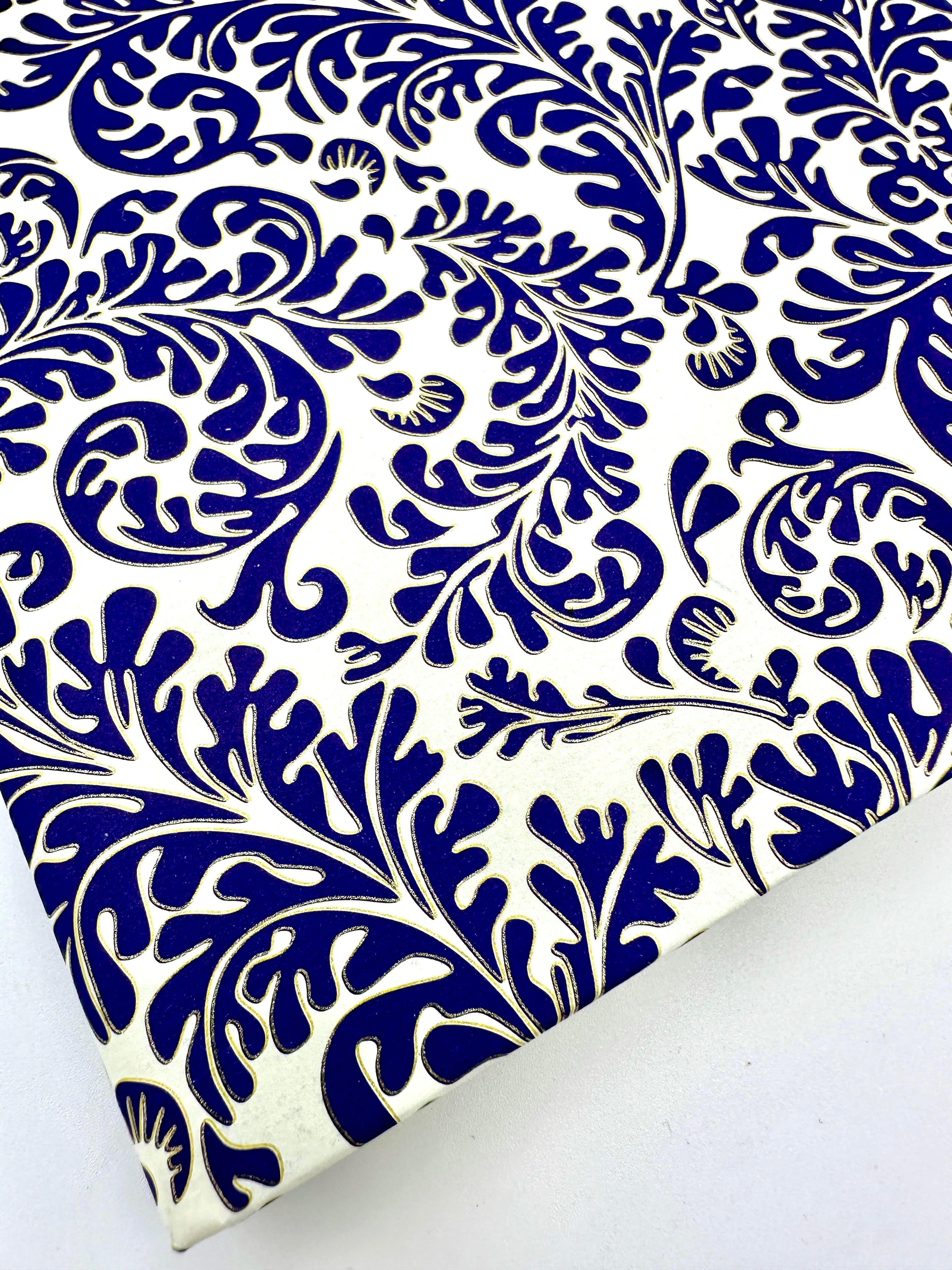 Hardcover Lined Notebook With Lovely Lavender Pattern