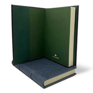 Vegan Friendly Indigo Blue Refillable Journals