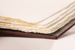 Italian Leather Journals with handmade Amalfi paper pages