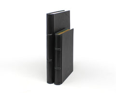 Black Leather Hardcover Lined Journal