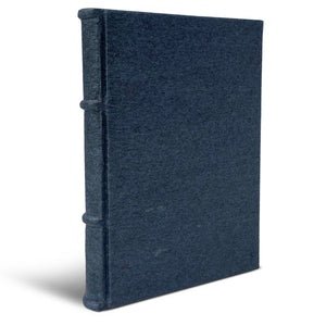 Vegan Friendly Indigo Blue Refillable Journal