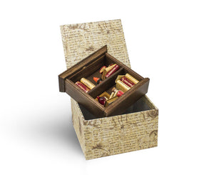 Epica's miniature wooden bookcase ornament gift