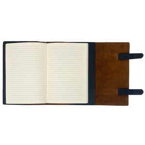 Nostalgia Notebook - Refillable Leather Journal with Black Straps 2