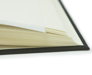 Handmade Italian Leather photo album with white pages