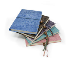 Fiori Suede Lined Knob Closure Notebook - 2 colors