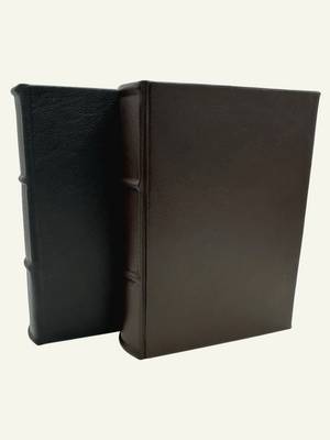 8x10  Extra Thick 600 Page Journals in Black or Classic Brown Leather