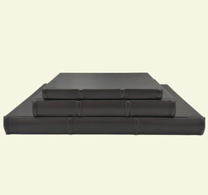 Handmade Italian Leather journals and Guestbooks with Amalfi paper pages and a raised ridge spine