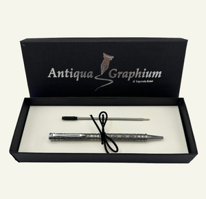 Barocco slim ballpoint pen in gift box with extra ink refill