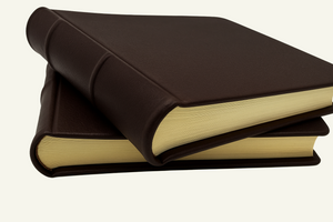 14x10 Classic Brown Leather Photo Albums
