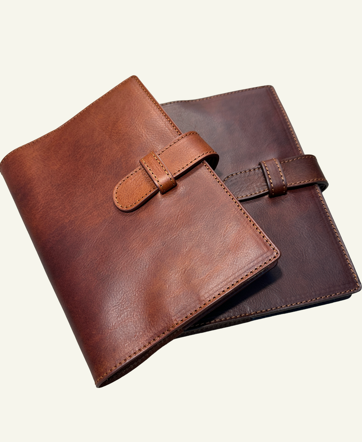 *Preorder* Travel Leather Journal - Refillable with Clasp Tab Closure - 2 colors