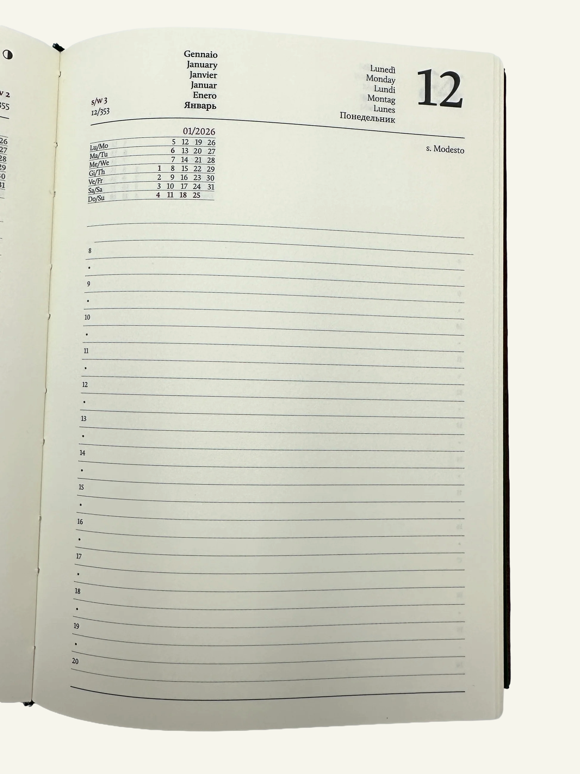 Refillable Day Planner Insert