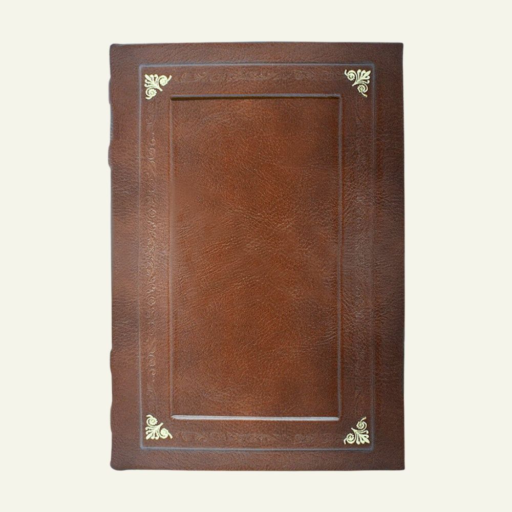 Elegantly Embossed Hardcover Refillable Leather Journal