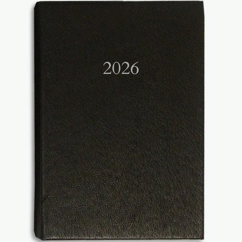 Refillable Leather Day Planner 2026 (Med A5 size)